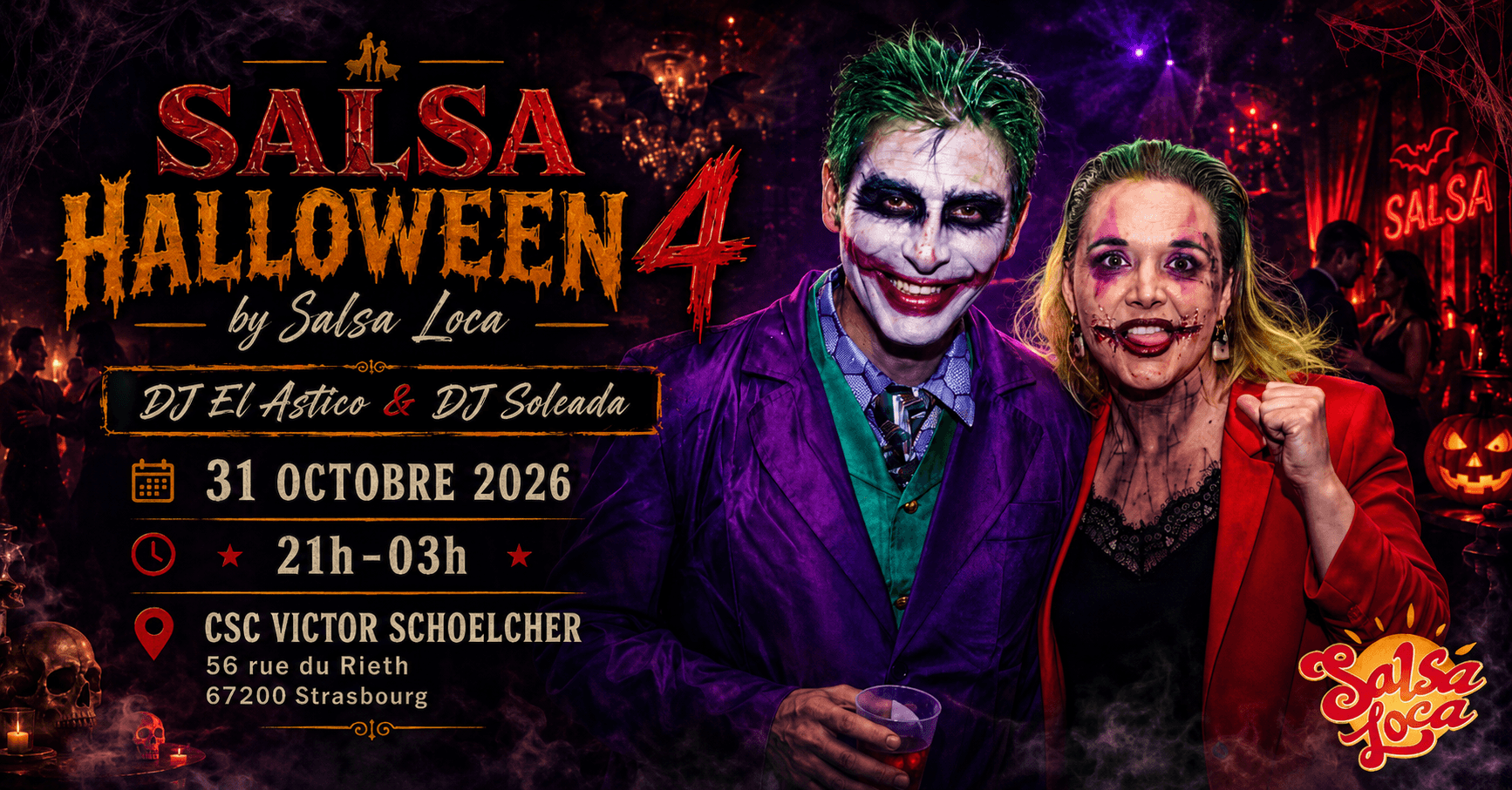 Halloween Salsa Loca 4 à Strasbourg